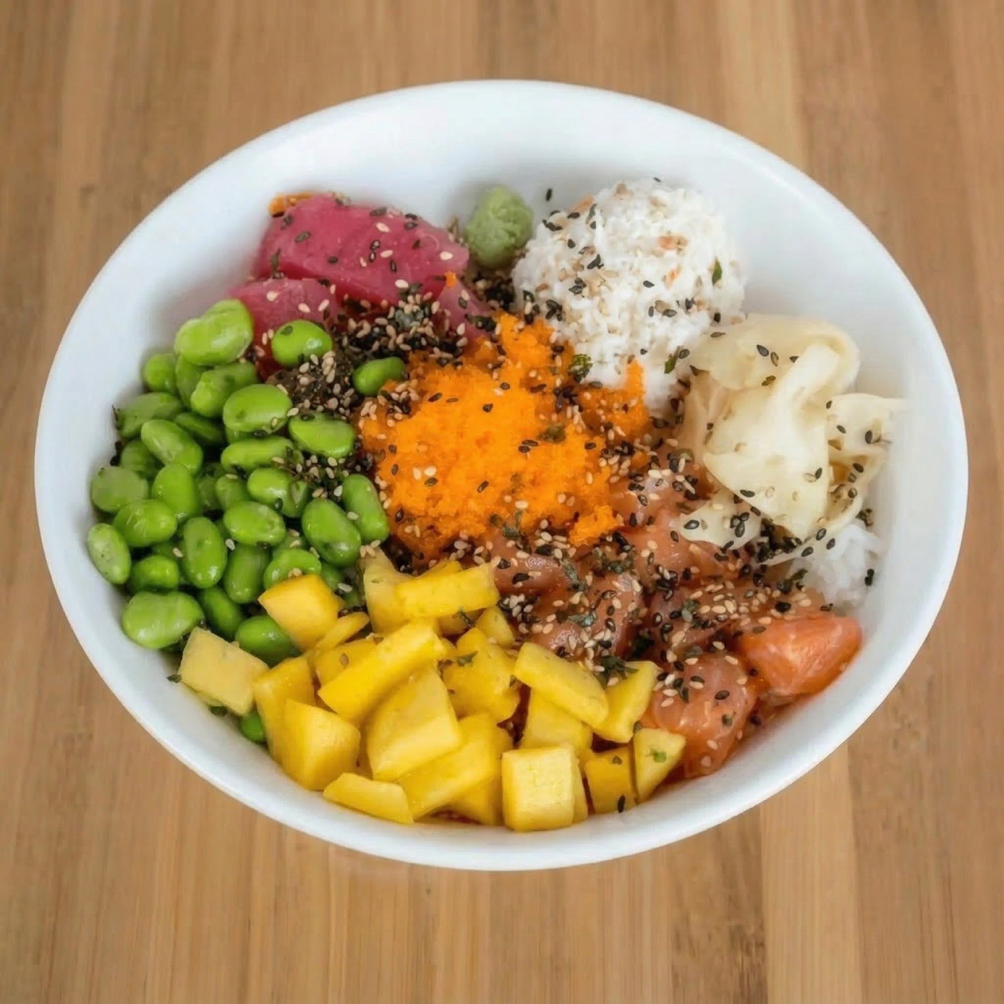 Build Your Own Poke Bowl.