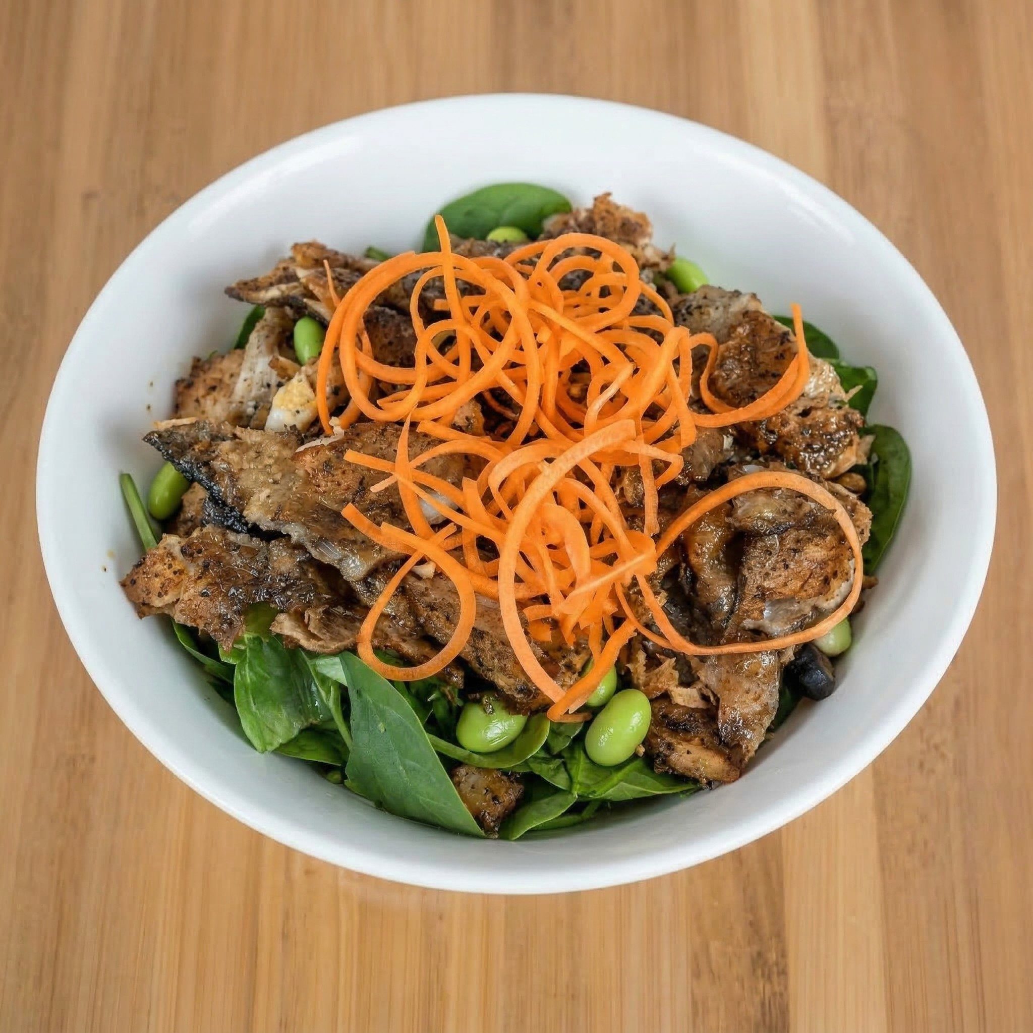 Salmon Skin Salad.